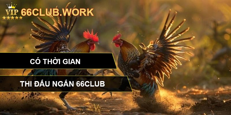 Có thời gian thi đấu ngắn 66CLUB